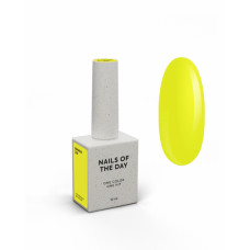 NAILSOFTHEDAY Banana – neonowy, cytrynowy lakier hybrydowy, 10 ml